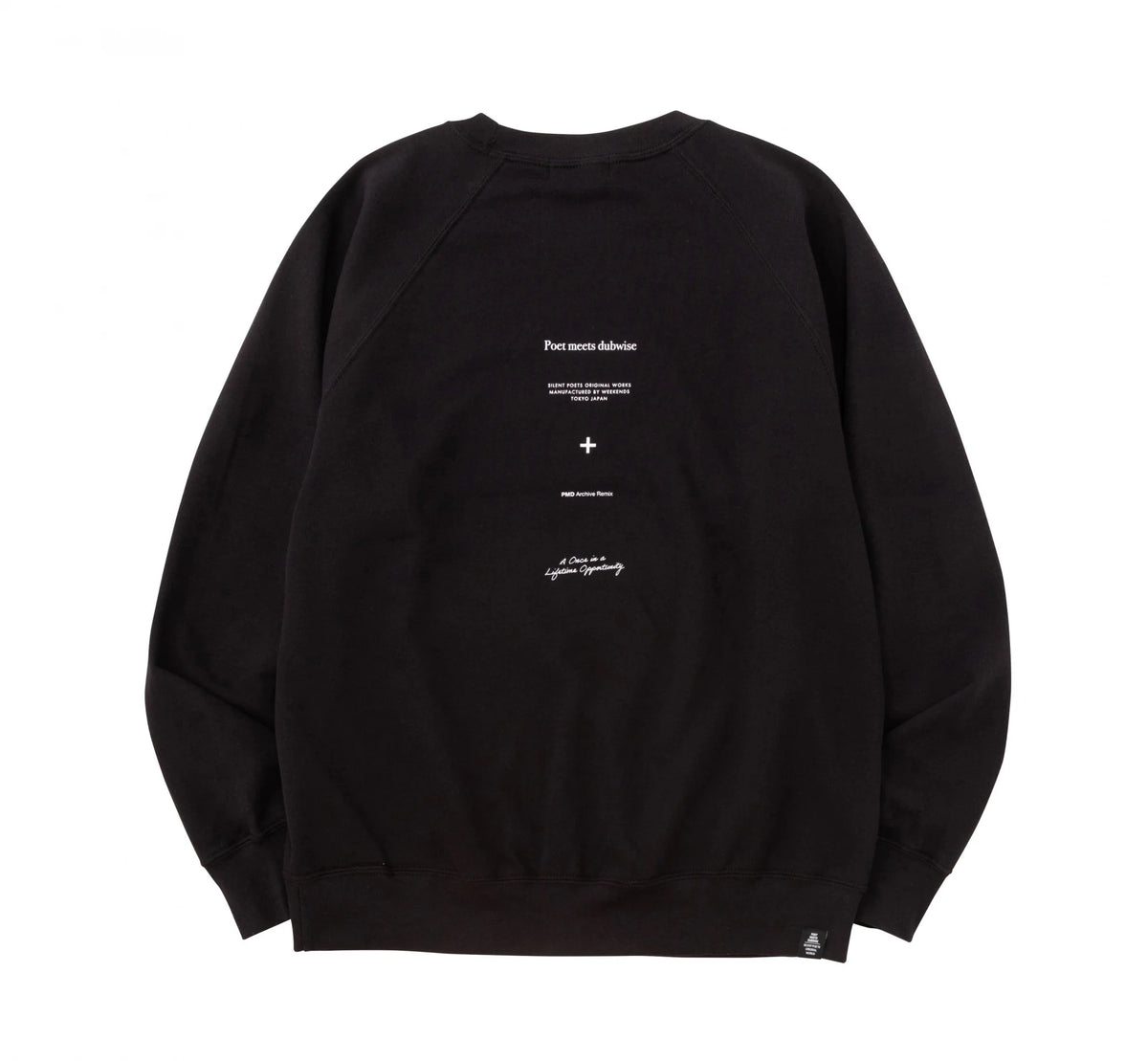 POET MEETS DUBWISE　Raglan Sleeve Sweat POET MEETS DUBWISE Raglan Sleeve Sweat