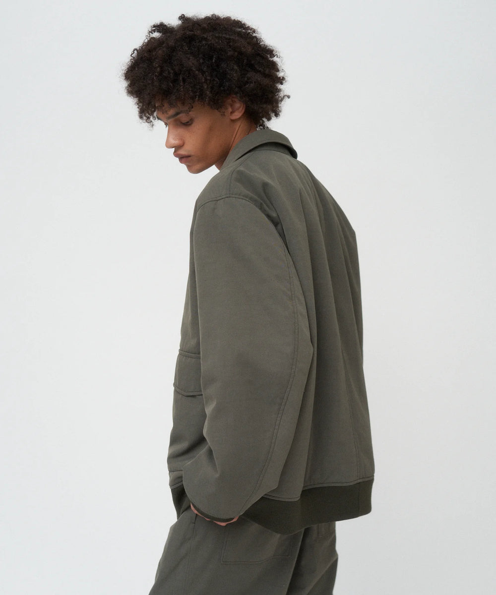ATON】HEAVY TWISTED NYLON FLIGHT JAKCET / KHAKI – Butterfly ATON】HEAVY TWISTED NYLON FLIGHT JAKCET / KHAKI – Butterfly