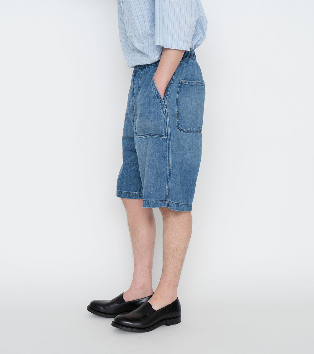 nanamica】Denim Work Shorts Indigo Bleach – Butterfly Clutch