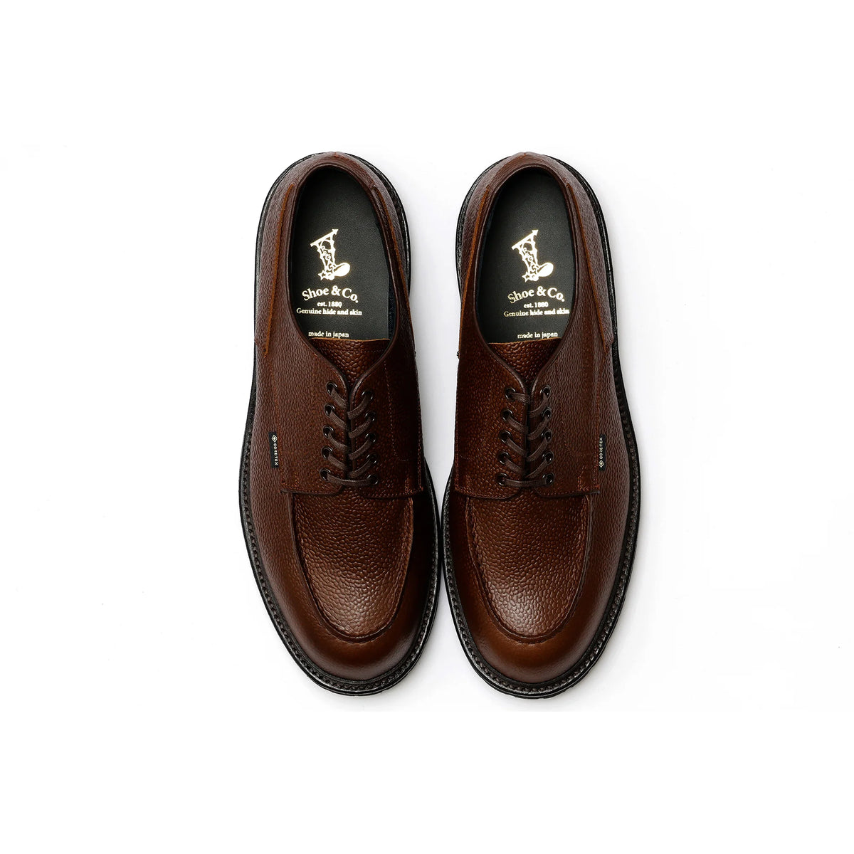 REGAL Shoe & Co.】U-tip-GTX / DARK BROWN EMBOSSED – Butterfly Clutch