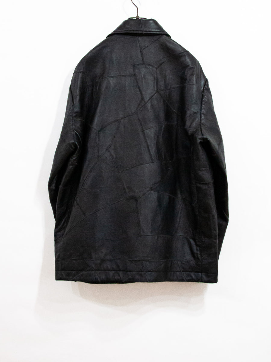 ANTHEM A】COW LEATHER UNEVEN JACKET / BLACK – Butterfly Clutch