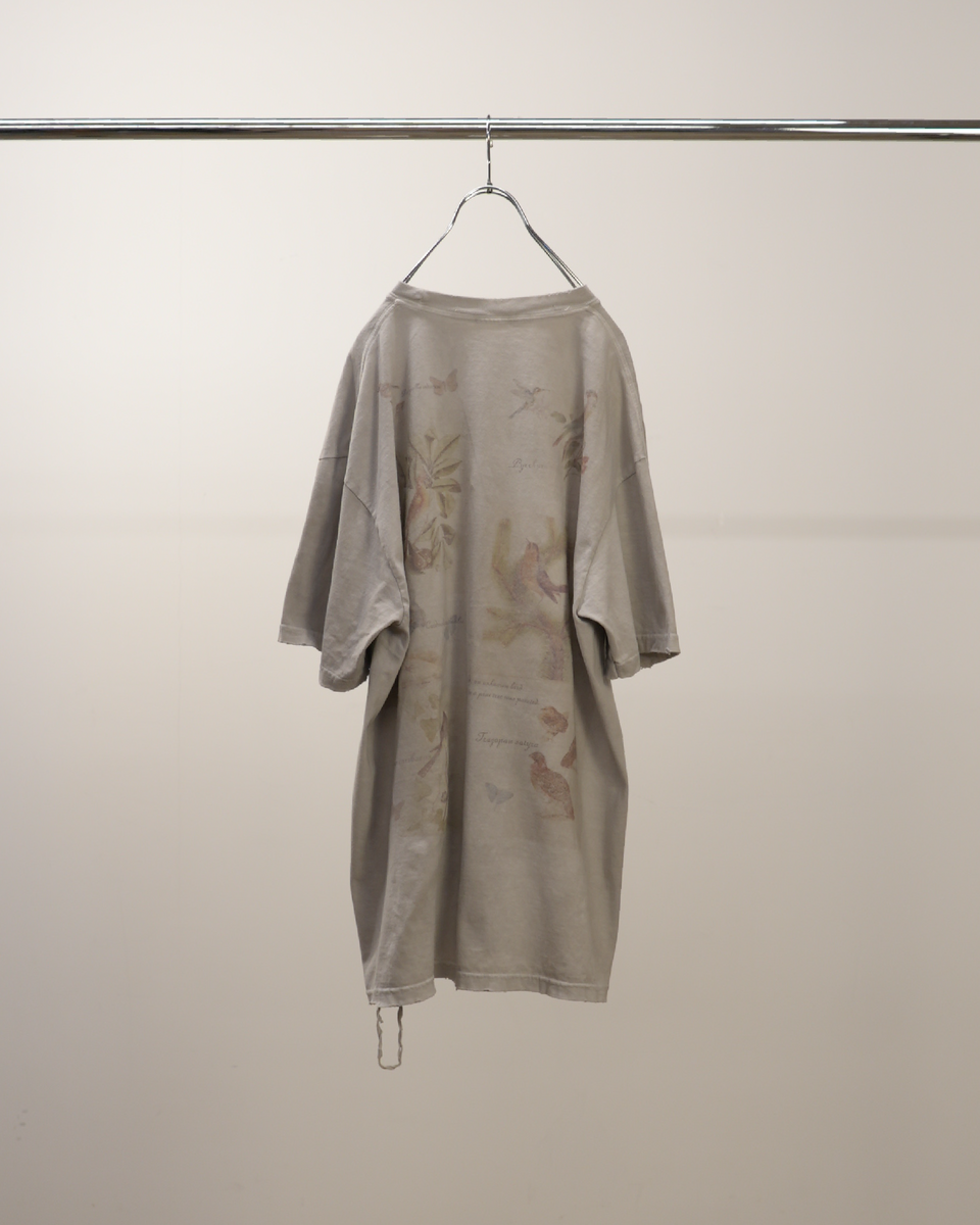 ANCELLM】BIRD ENCYCLOPEDIA T-SHIRT / PEPPER – Butterfly Clutch