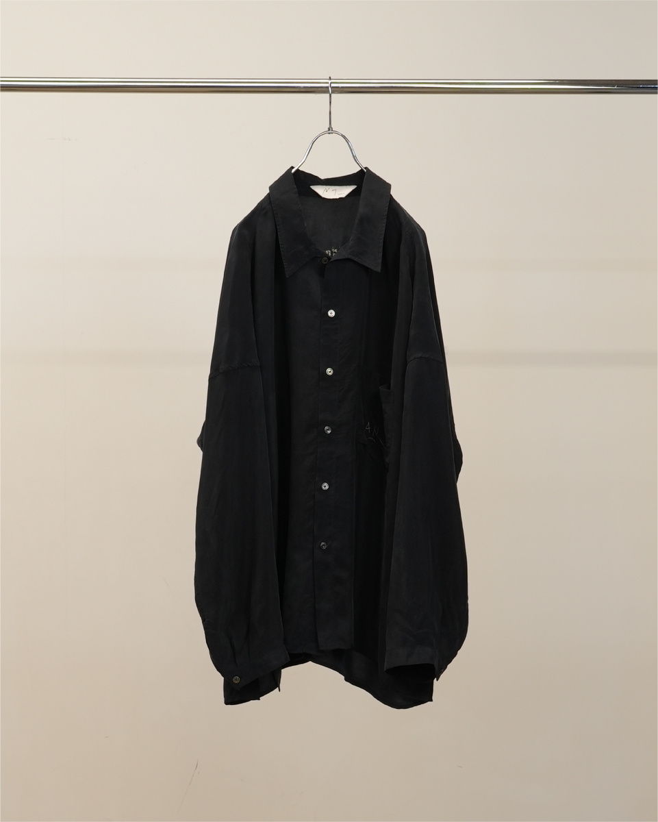 当時物　ENDZWECK xl 初シャツ　nyhc emo shaihulud ANCELLM】EMBROIDERED SOUVENIR SHIRT / NAVY – Butterfly Clutch