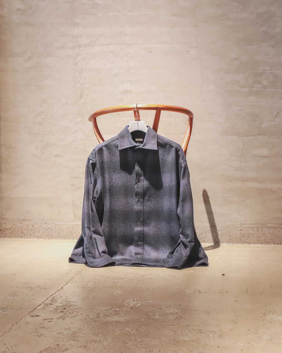 SEEALL】WIDE COLLOR SHIRTS / MULTI – Butterfly Clutch