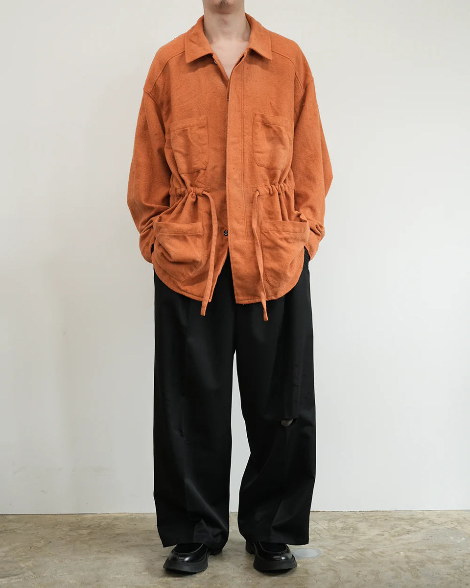ANCELLM】PILLING SHIRT JACKET / TERRACOTTA – Butterfly Clutch