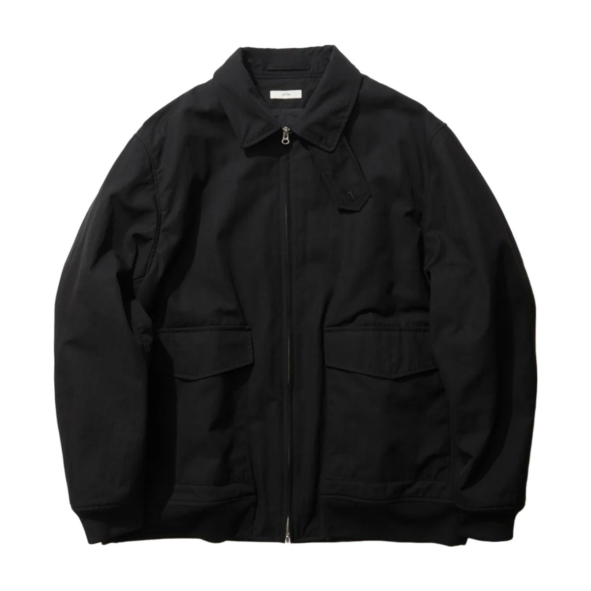 ジャケット・アウター ATON HEAVY TWISTED NYLON FLIGHT JAKCET ATON】HEAVY TWISTED NYLON FLIGHT JAKCET / BLACK – Butterfly Clutch