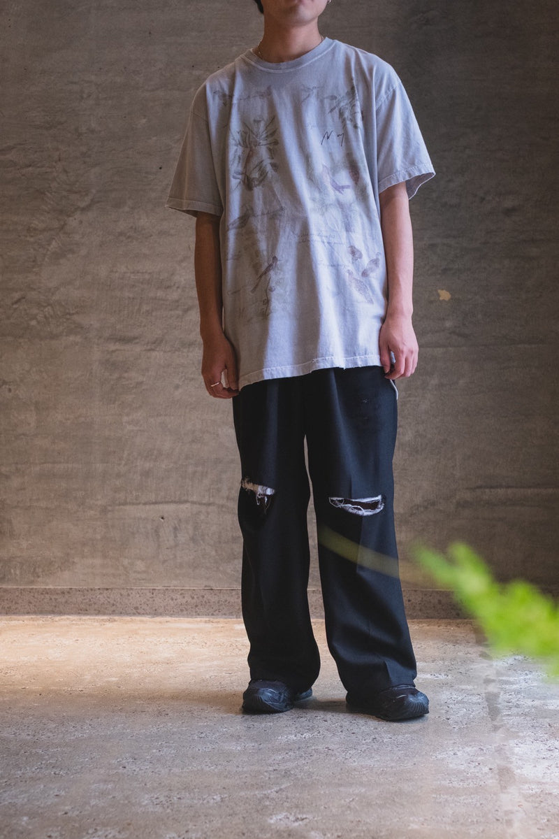 ANCELLM】BIRD ENCYCLOPEDIA T-SHIRT / PEPPER – Butterfly Clutch