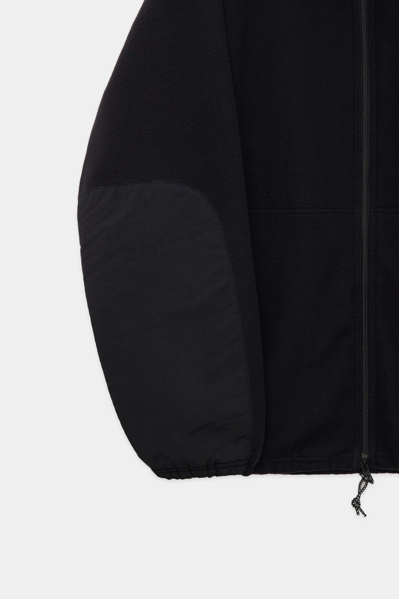 marka】RECYCLE POLYESTER FLEECE FLEECE LINER JACKET / BLACK