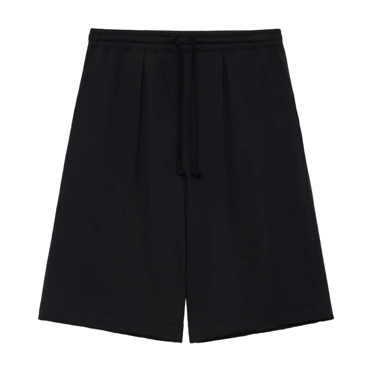 marka】ORGANIC COTTON OPEN-END YARN INLAY WIDE CROPPED SHORTS