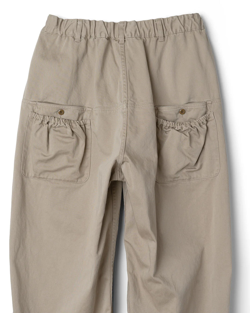 refomed】FRESH MAN SATIN PANTS / BEIGE – Butterfly Clutch