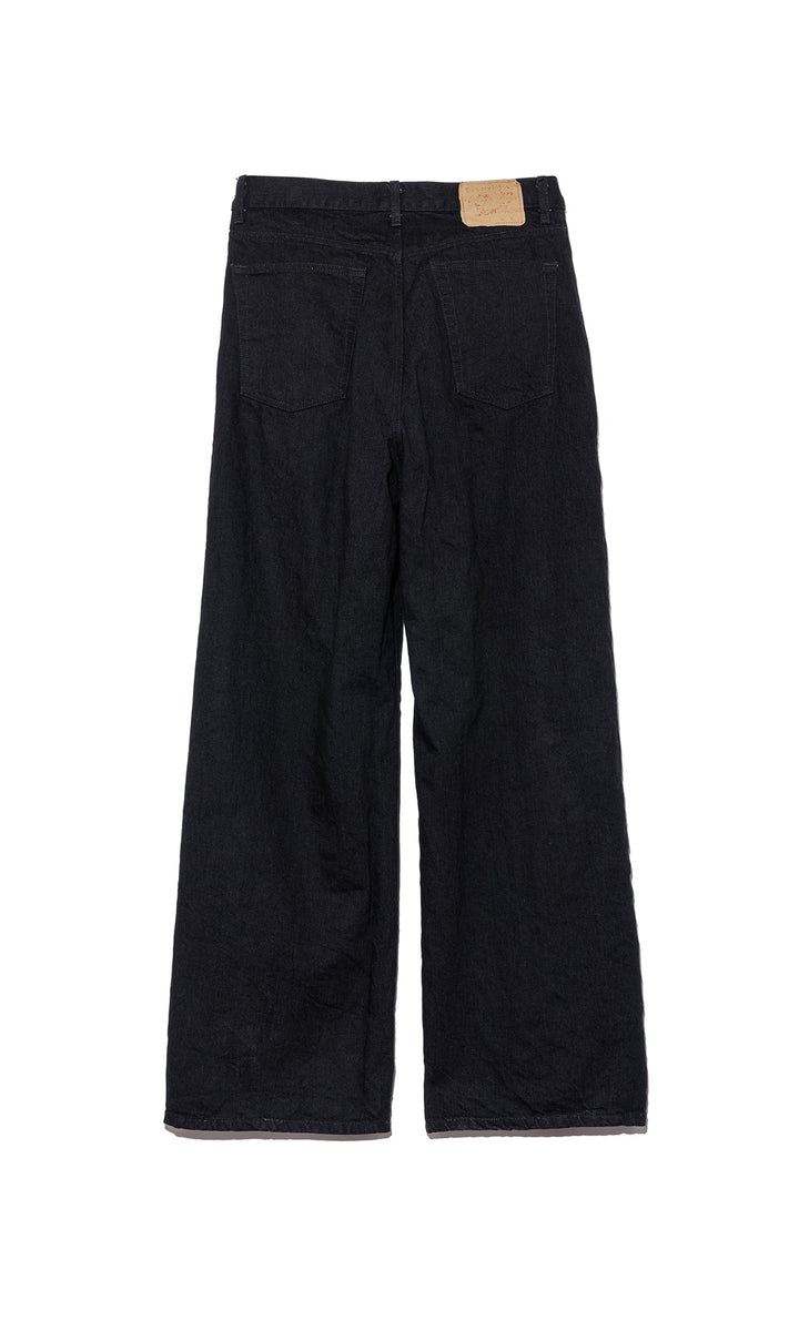 UNUSED】UW1158 13OZ WIDE DENIM PANTS / BLACK – Butterfly Clutch