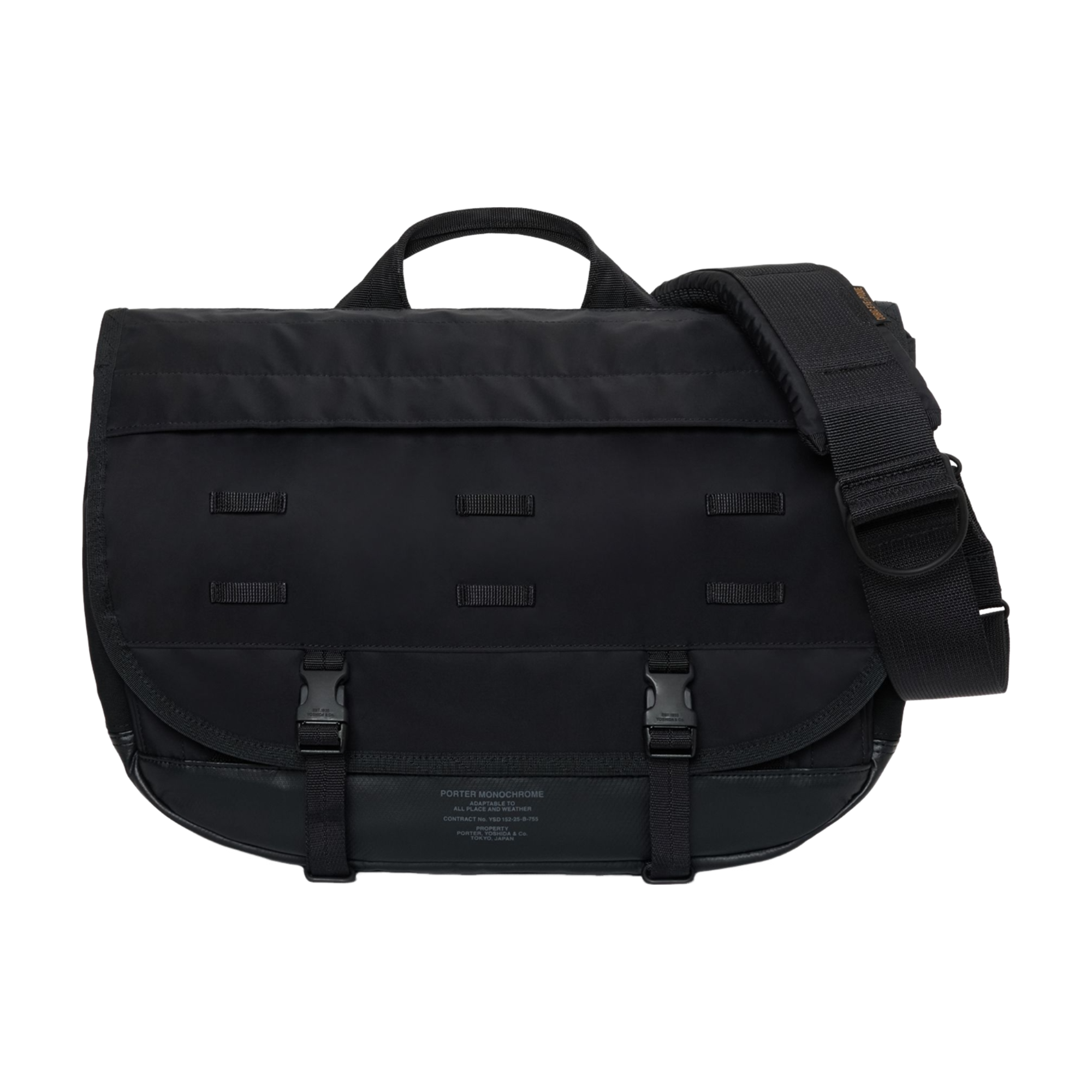 PORTER】MONOCHROME MESSENGER BAG / BLACK – Butterfly Clutch