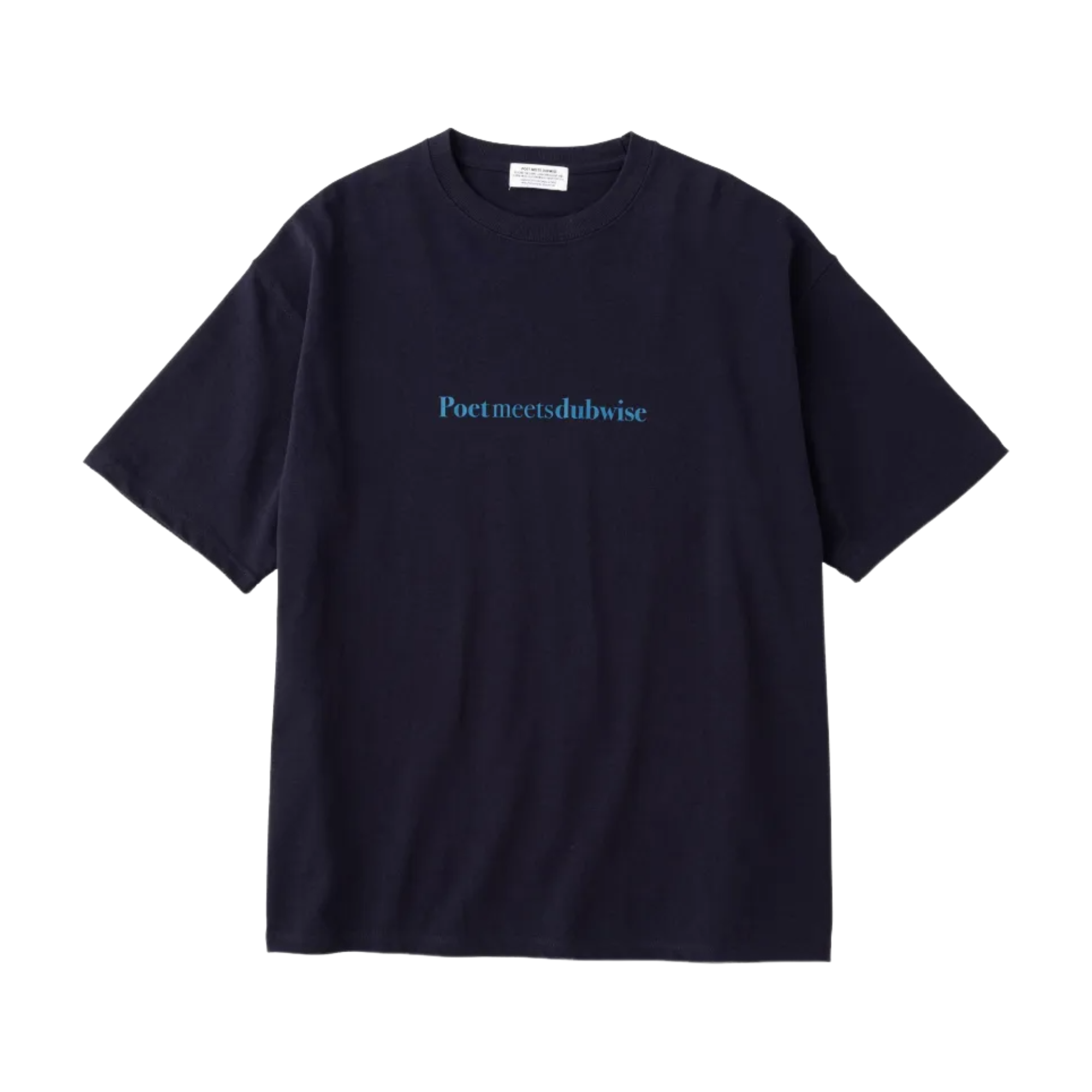 POET MEETS DUBWISE】PMD LOGO Low Oversized T-shirt / D.NAVY 