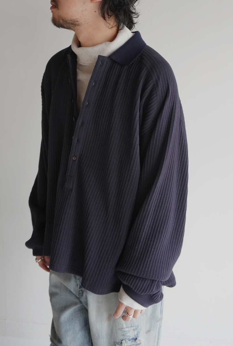トップス ANCELLM HENLEY RIB LS T-SHIRT/D.NAVY 2 3c5BVTE96QQ8.jpg?width=768