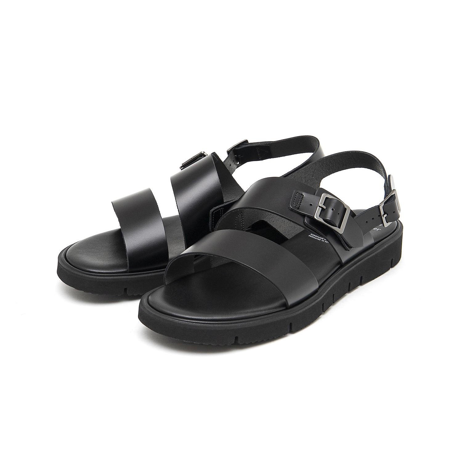 foot the coacher】S.S. BELT SANDALS ｜GLOXI CUT SOLE / BLACK
