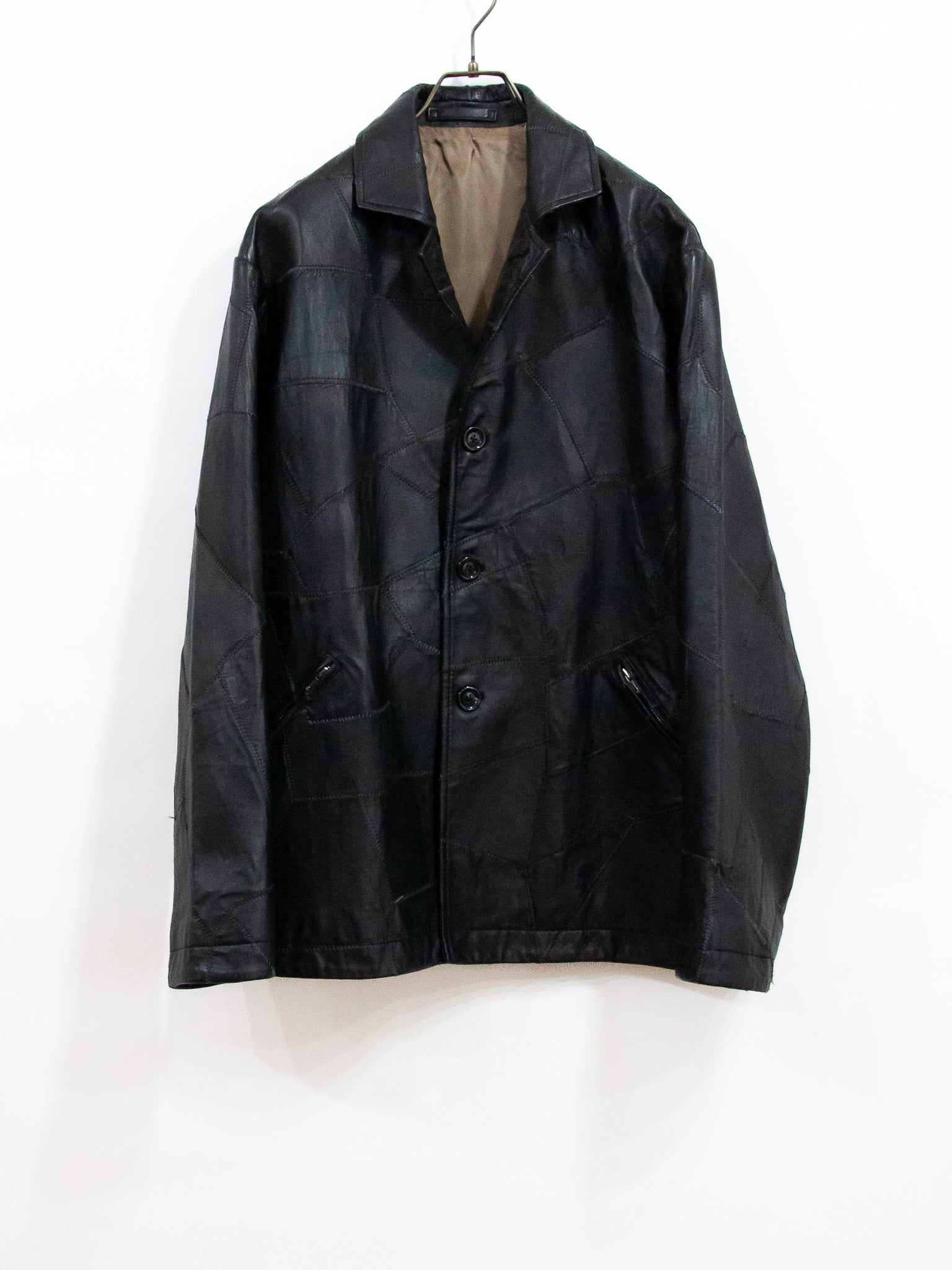 ANTHEM A】COW LEATHER UNEVEN JACKET / BLACK – Butterfly Clutch