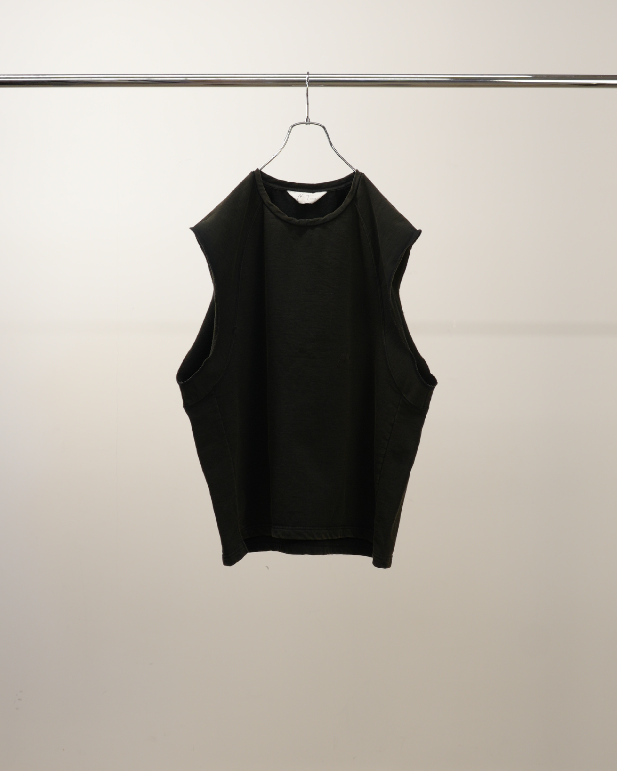 ANCELLM】 FADED SLEEVELESS T-SHIRT / BLACK – Butterfly Clutch