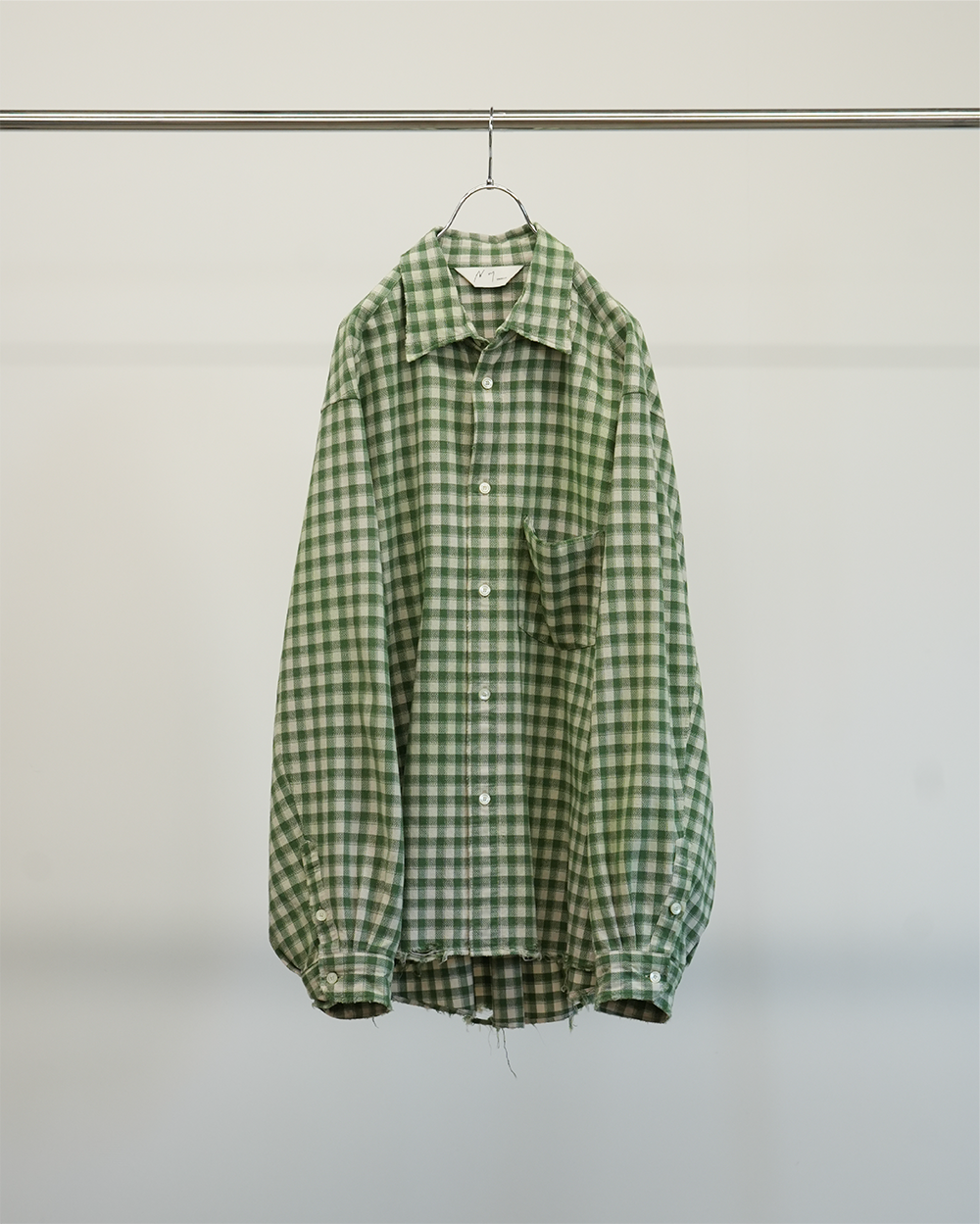 ANCELLM】C/R CHECK OVER SHIRT / GREEN – Butterfly Clutch