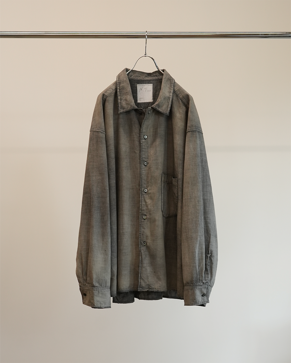 ANCELLM】AGING CHAMBRAY SHIRT / BLACK – Butterfly Clutch