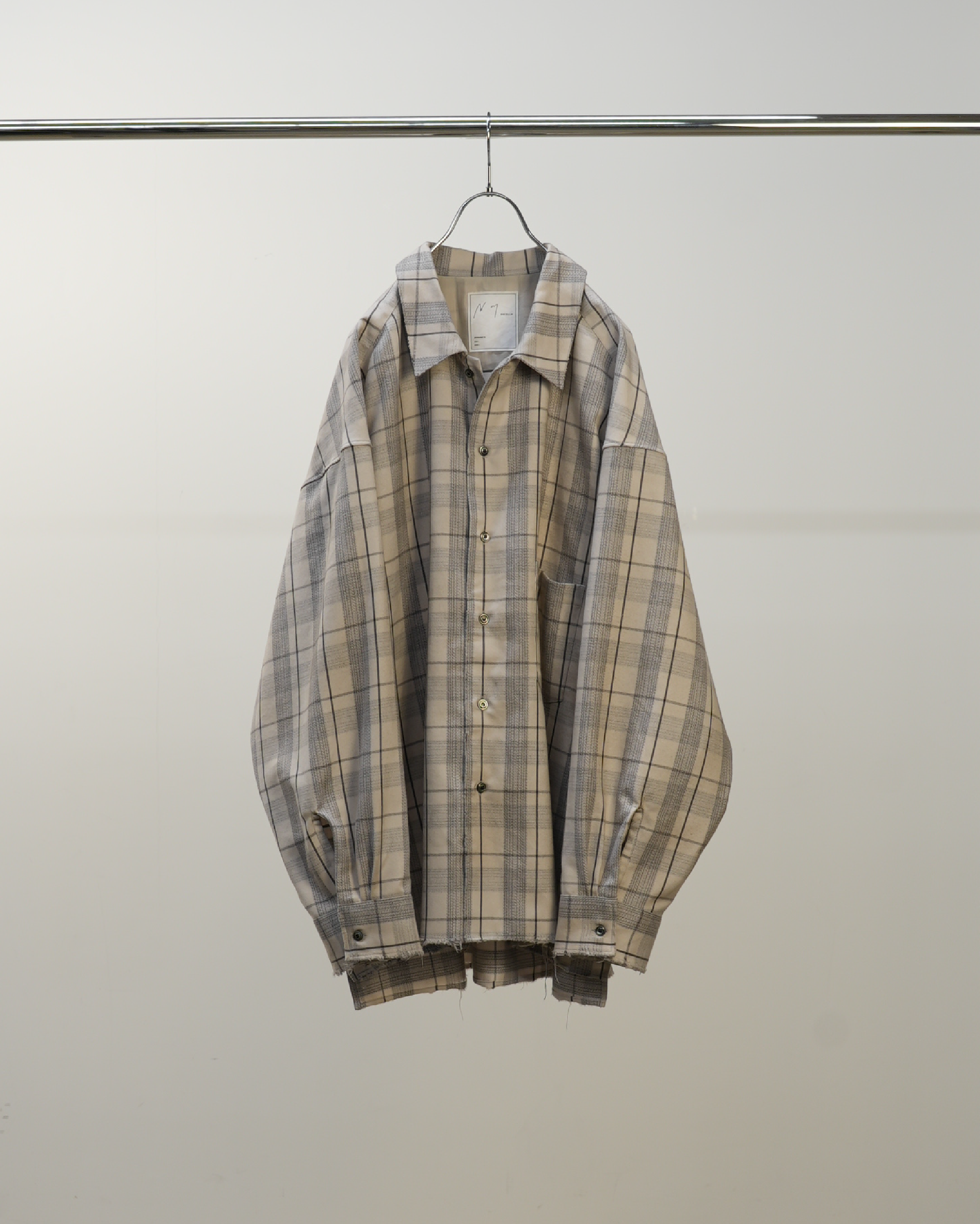 トップス ANCELLM C/R CHECK SHIRT ANC-SH65-A 3 ANCELLM】C/R CHECK SHIRT / GRAY – Butterfly Clutch