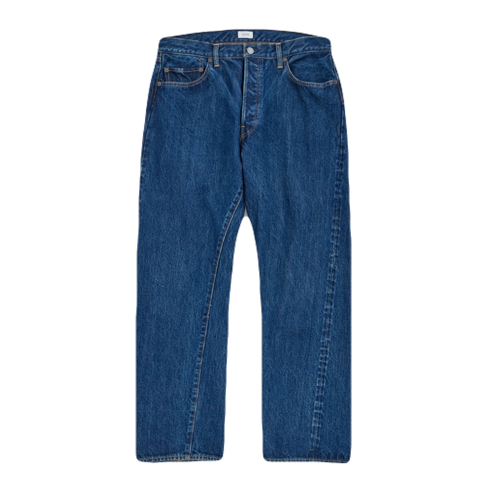 CIOTA】New Straight 5 Pocket Pants Dark Blue (Damage) – Butterfly