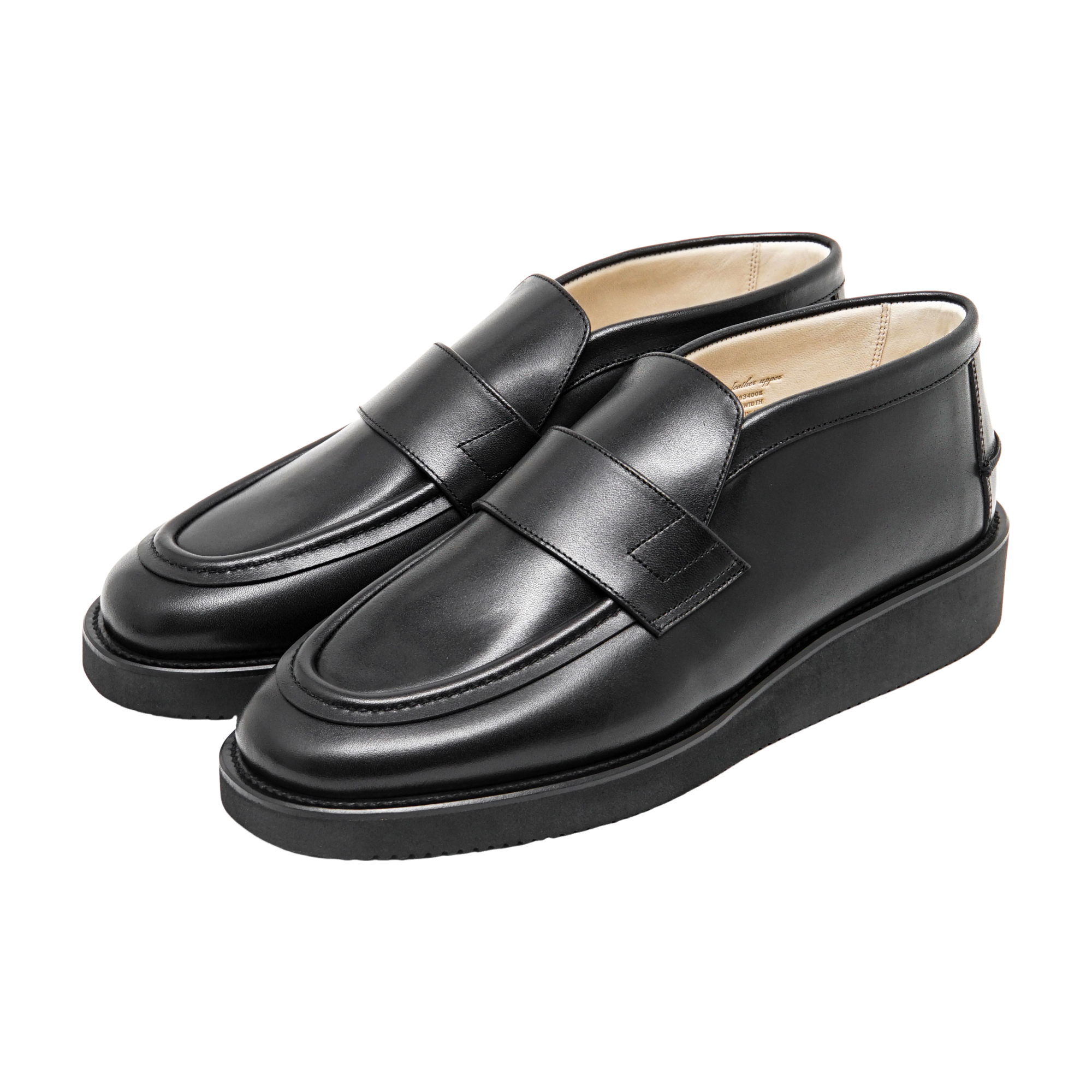 foot the coacher】MID-CUT LOAFER｜VIBRAM FITTER SOLE / BLACK